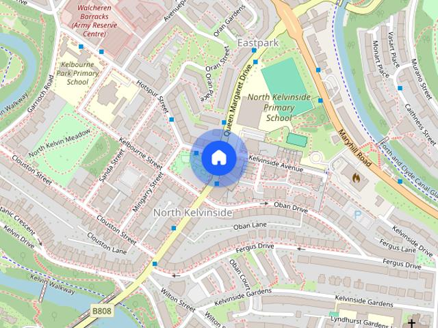 Queen Margaret Drive, North Kelvinside, Glasgow, G20