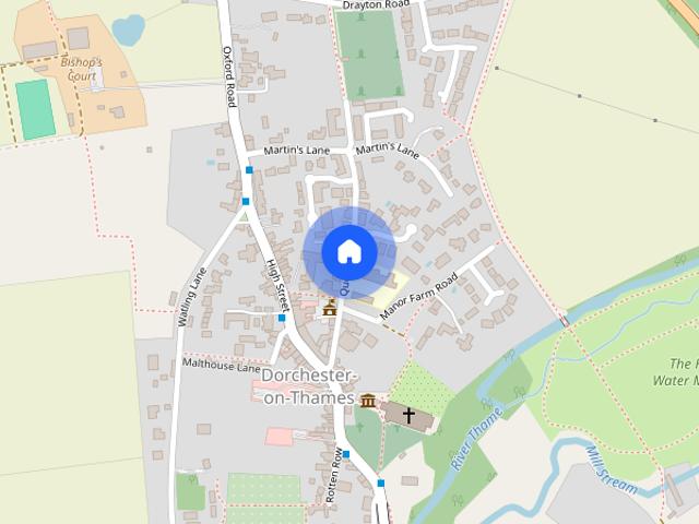 Queen Street, Dorchester on Thames, Wallingford, Oxfordshire, OX10