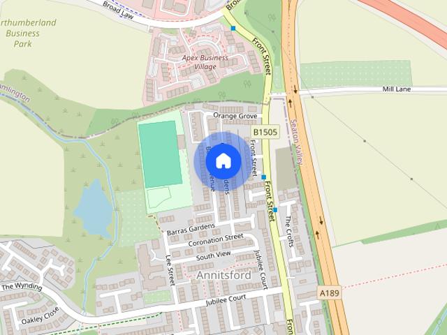 Queens Gardens, Annitsford