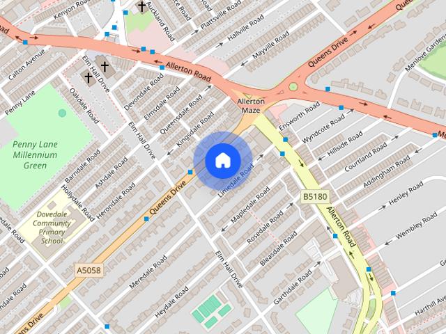 Queens Drive, Mossley Hill, Liverpool, Merseyside, L18