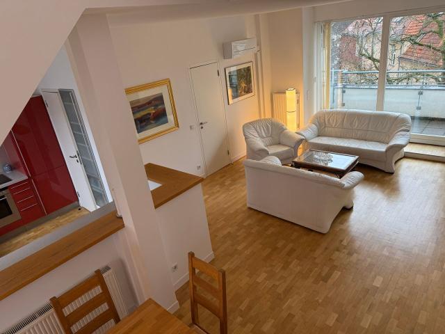 Quiet top floor apartment with terrace in an attractive living area, Berlin Amsterdam Apartments for Rent