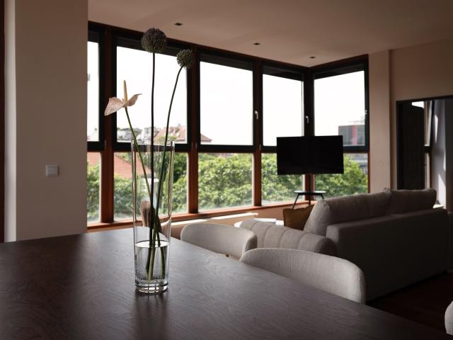 Quiet and large light filled apartment with park view