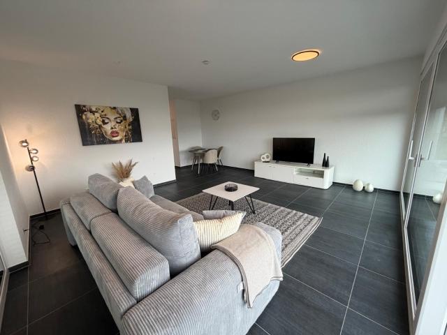 Quiet and modern studio apartment with panoramic views in Stolberg