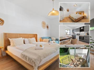 Quiet and modern suite in Augsburg