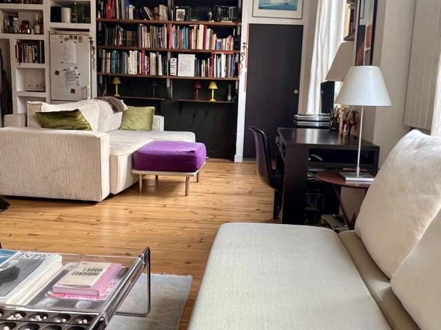 Quiet, bright artist's loft