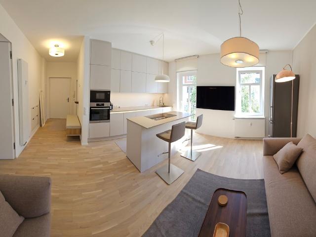 Quiet & cute flat D2 room apartment high quality Italian furniture in Dresden Neustadt FIRST TIME USE after complete renovation resden, Dresden Amsterdam Apartments for Rent