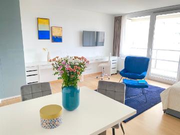 Quiet studio apartment centrally located