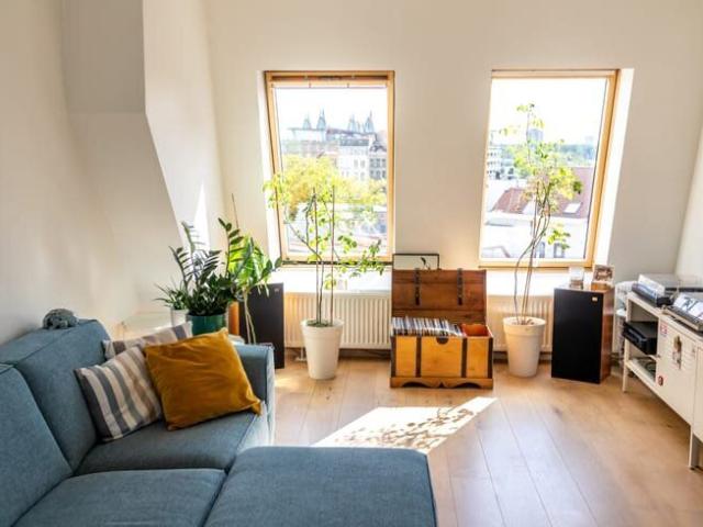 Quietly located sunny penthouse near trendy Zuidpark