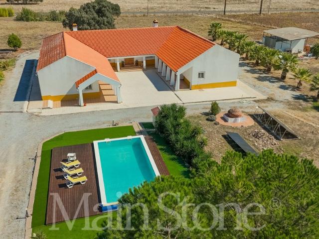 MONTE ALENTEJANO | 5,25ha | 844 M² CONSTRUÍDOS | 500 M² + DE POTENCIAL CONSTRUTIVO | SÃO CRISTOVÃO | MONTEMOR O NOVO