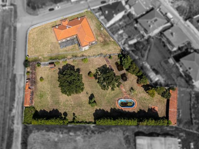 Quinta com moradia, em fase de construção, implantada num terreno com 6 000m2, em São João de Ver