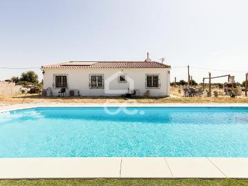 Quinta de 23.000 m² c/ Moradia T3 Renovada, Piscina e Olival | Bacelo, Évora