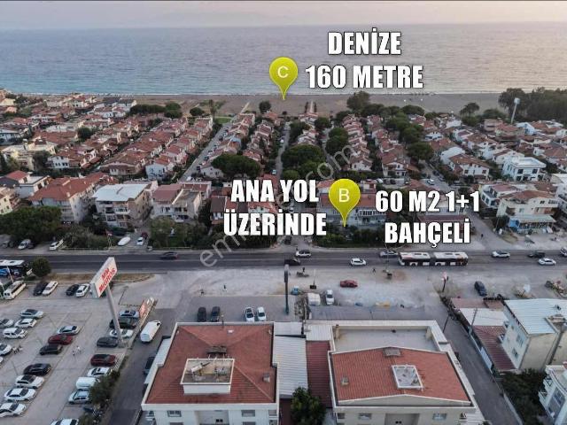 Qzen' Den Sahile 160 Metre | Bahçeli | Anayol Üzeri | 60 M² 1+1