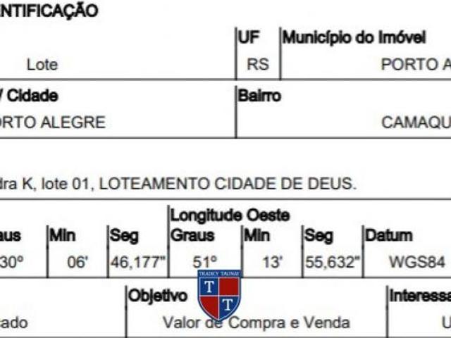 R$ 1.810.992,31 Terreno RS PORTO ALEGRE CAMAQUA
