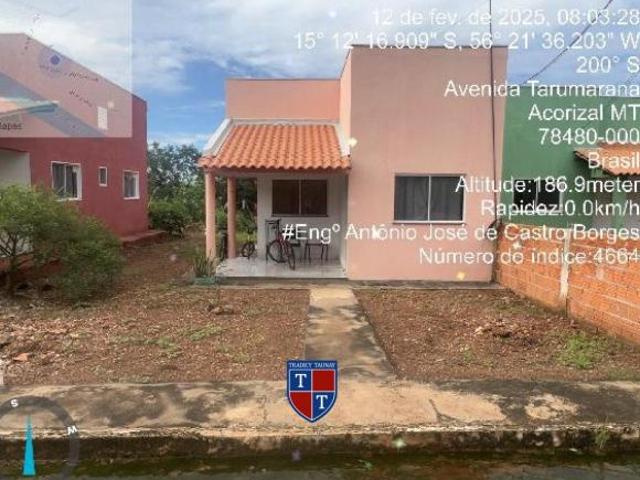 R$ 68.865,69 Casa MT ACORIZAL BAIRRO SALGADO