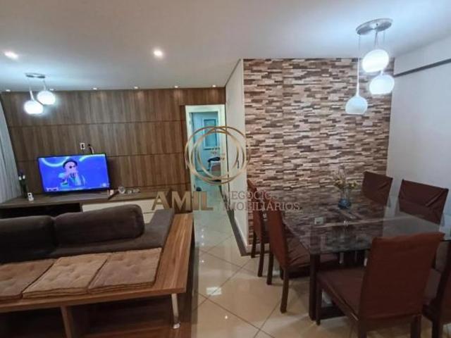RA Amil Vende Apartamento 2 quartos, 1 suíte, sacada gourmet, 63 m², Bella Cittá