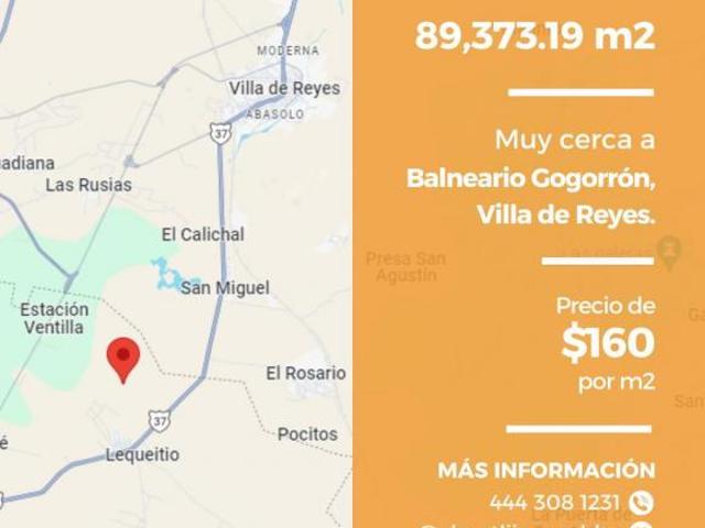 Rancho en venta Villa de Reyes, San Luis potosí