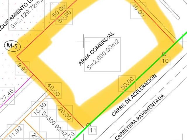 Rancho el Milagro Terreno en VENTA para gasolineria 2000 metros