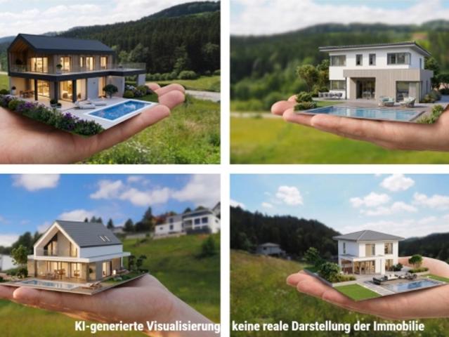 Randlage Haibach/Reichenau im Mühlkreis Schönes Musterhaus in Holzriegelbauweise mit Grundstück
