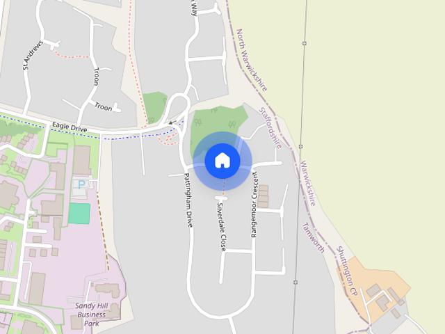 Rangemoor Crescent, Amington, Tamworth, Staffordshire, B77