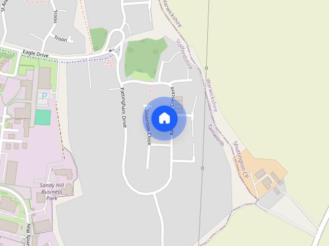 Rangemoor Crescent, Amington, Tamworth, Staffordshire, B77