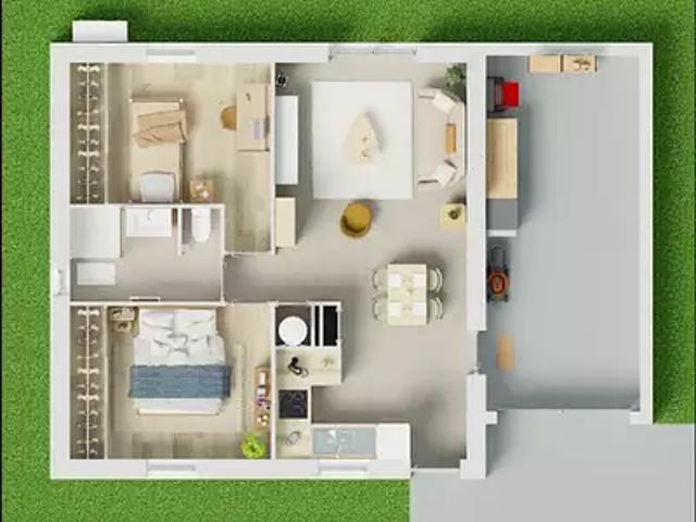 Radepont 27380 Programme neuf maison neuf à vendre 3 pièces