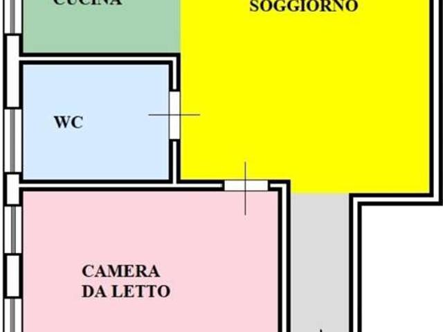 Raffinato bivani arredato con portierato – Zona Libertà