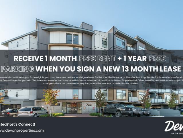 Railside House Apartments 1 Bedroom + Den Apartment for Rent