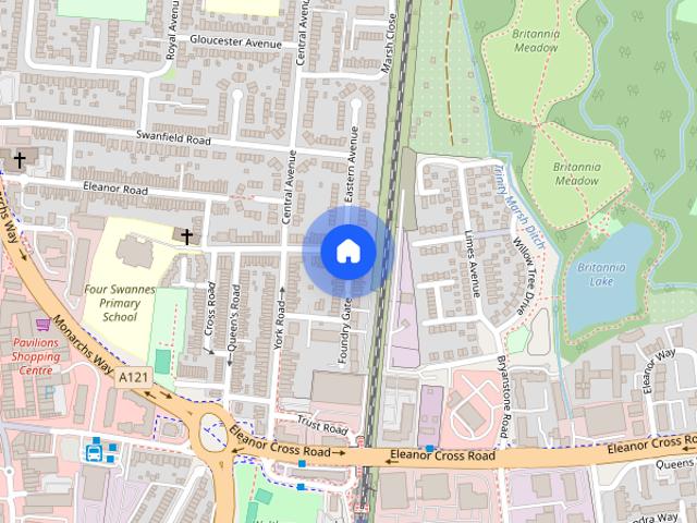 Railway Road, Waltham Cross, Hertfordshire, EN8