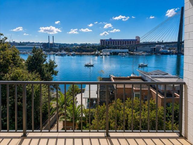 Rare opportunity to purchase whole front of building with spectacular waterfront views over Blackwattle Bay and Anzac Bridge