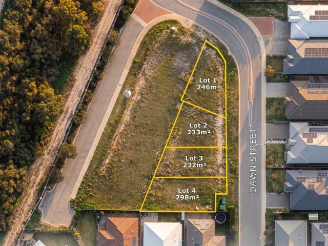 Rare Opportunity! 4 Street Front Lots in Wellard