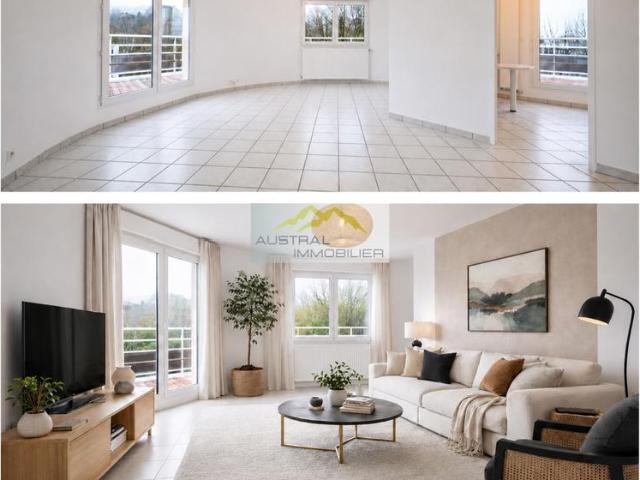 Rare à la Motte Servolex, Appartement T4 dernier étage avec