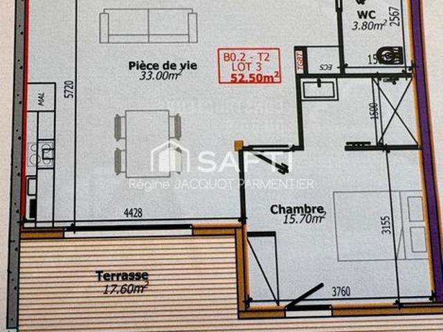 RARE APPARTEMENT DE STANDING DANS RESIDENCE NEUVE A 5 MN A PIEDS DU LAC ET CENTRE VILLE