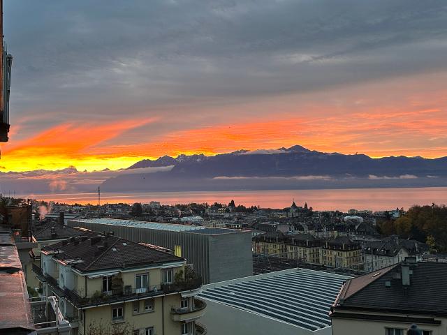 Rare appartement de 5,5 pièces en plein centre de Lausanne avec une vue imprenable