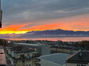 Rare appartement de 5,5 pièces en plein centre de Lausanne avec une vue imprenable
