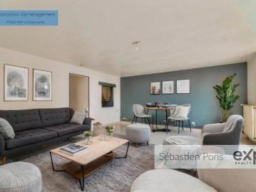 Rare: Appartement 4 pièces centre village, à personnaliser