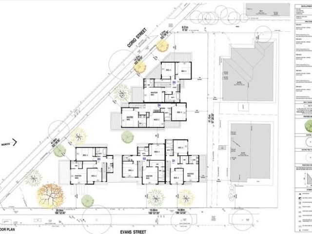 RARE APPROVED 5 TOWNHOUSE DEVELOPMENT SITE IN PRIME BELMONT LOCATION