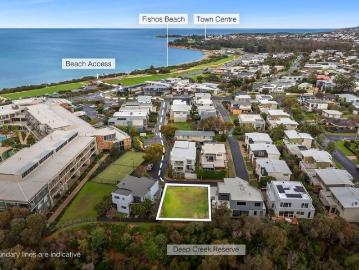 RARE BEACHSIDE LAND BACKING ONTO DEEP CREEK RESERVE