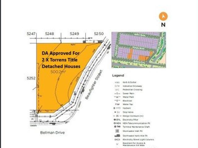 RARE DA APPROVED DUPLEX SITE IN PRESTIGIOUS AKUNA VISTA!