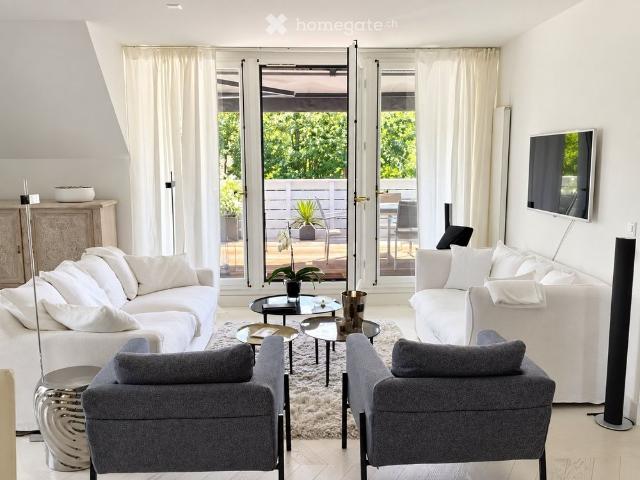 Rare Furnished Duplex Penthouse in Chêne Bougeries
