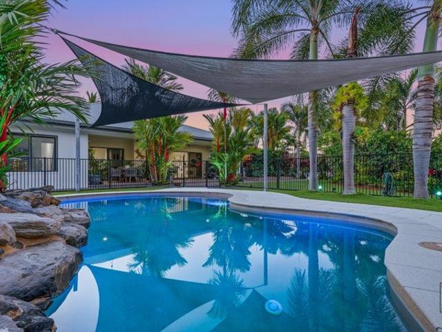 Rare Flat Acreage Retreat with Lagoon Pool, Man Cave/Sheds in Prestigious Clifton Beach