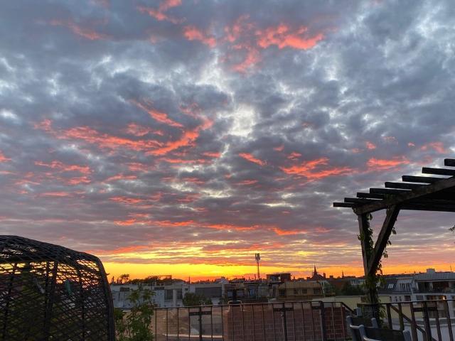 Rare jewel!, 360 degree roof top terrace with sauna with a view of the TV Tower for exclusive use in Prenzlauer Berg with aircondition and a bathing tub outdoor, Berlin Amsterdam Apartments for Rent