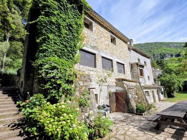 RARE LES CEVENNES VENTE GITES DE CHARME SUR LES RIVES DE LA VIS GORNIES 331M2 SUR 1100M2 TERRAIN