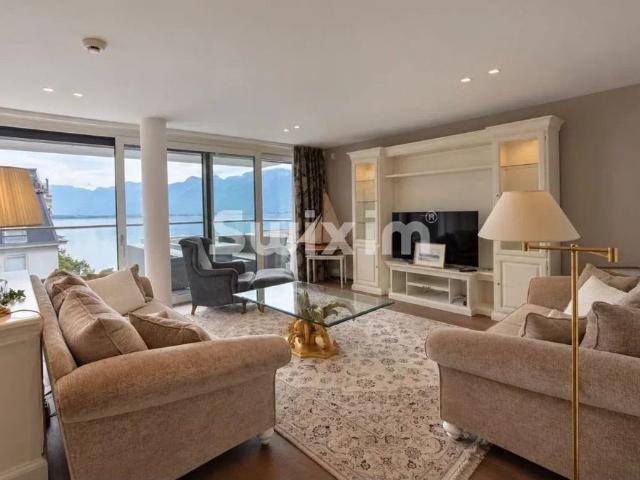 Rare prestigious furnished apartment with panoramic lake view