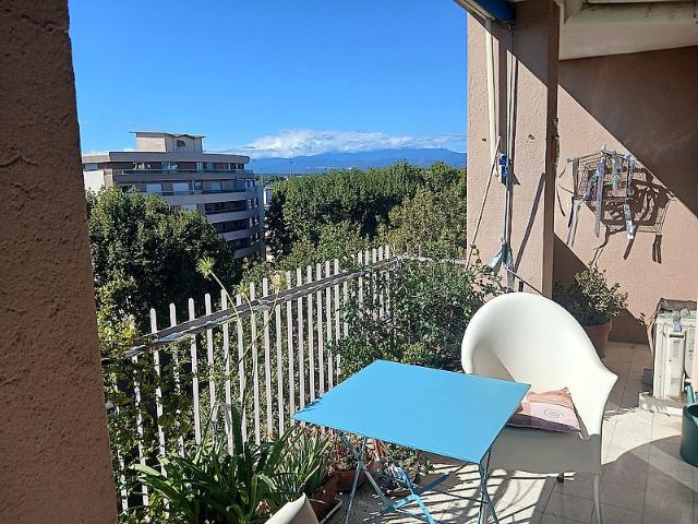 RARE SUR PERPIGNAN MAGNIFIQUE F3 AVEC JOLIE TERRASSE VUE S