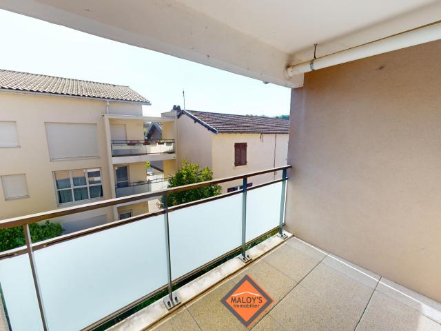 RARE! T2 de 47,75 m2 lumineux avec balcon + garage en sous sol