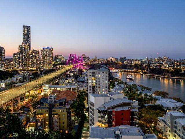 Rare Top Floor Residence | Iconic Brisbane Views | Three Car Accommodation