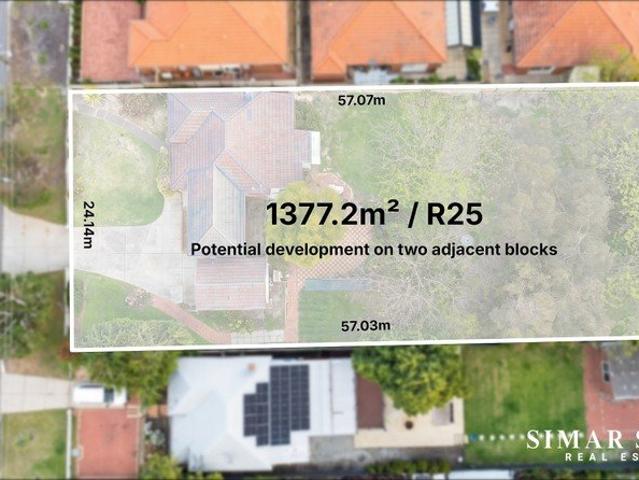 RARE 1,377m² R25 DEVELOPMENT OPPORTUNITY | TWO TITLES | POTENTIAL 4 LOTS