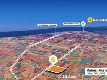 Rare 20 Acre Landholding Few Minutes from Wyndham Marina & Werribee South Beach!