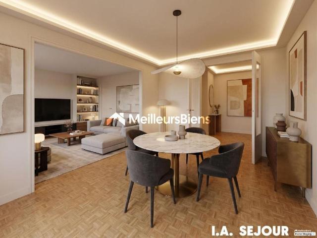 Rare: 4 pièces lumineux avec balcon, vue sur jardin et stud. 79m² Paris 15ème