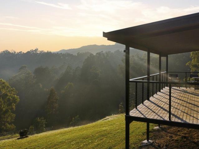 Rare 55 hectare 136 acre hinterland sanctuary with panoramic caldera views